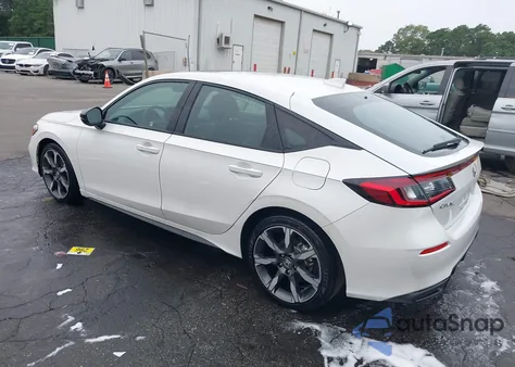 2025 Honda Civic Hybrid Sport Touring z USA, uszkodzony, nr VIN 19XFL4H94SE005191